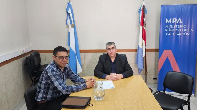 El titular de la Fiscalía Regional 5, Carlos Vottero, mantuvo una importante reunión con el Jefe de la Unidad de Investigaciones de Delitos Complejos y Procedimientos Judiciales de Gendarmería  Nacional Rafaela, Segundo Comandante Néstor Fabián Roja