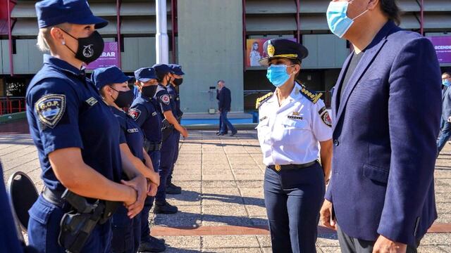 Seleccionaron a 12 mujeres para formar parte de los cuerpos especiales de la Policía (Prensa Gobierno)