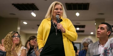 Elisa Carrió, líder de la Coalición Cívica. (La Voz)