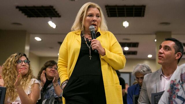 Elisa Carrió, líder de la Coalición Cívica. (La Voz)