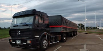 La carga tenía como destino el país vecino, Brasil, y pararía transitoriamente en El Soberbio.