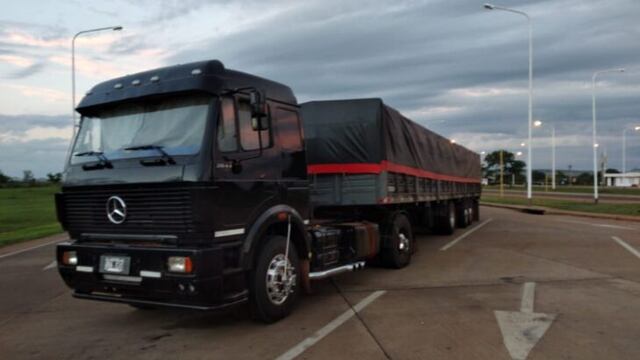 La carga tenía como destino el país vecino, Brasil, y pararía transitoriamente en El Soberbio.