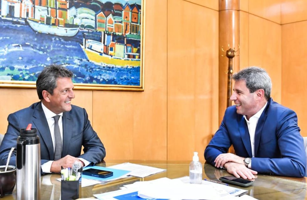 Massa y Uñac firmaron un acuerdo de financiamiento por USD 1,6 millones de políticas agropecuarias