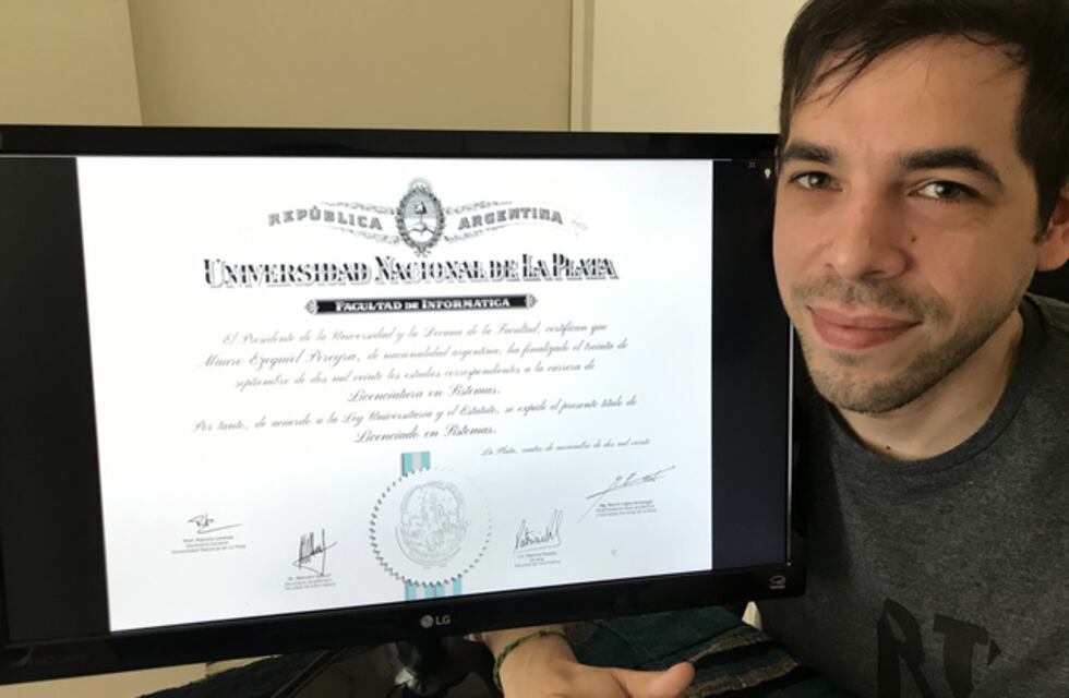 La UNLP ya entrega diplomas digitales a sus graduados