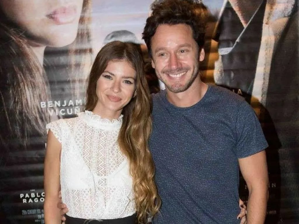 Benjamín Vicuña cuando estaba con Pampita.
