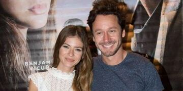 Benjamín Vicuña cuando estaba con Pampita.