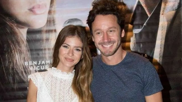 Benjamín Vicuña cuando estaba con Pampita.