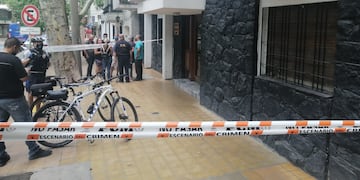 El edificio de calle Gutierres al 650 donde en el cuarto piso hallaron a un hombre asesinado y maniatado. Gentileza