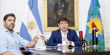 Carlos Bianco y Axel Kicillof