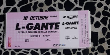 Secuestran entradas para el show de L-Gante