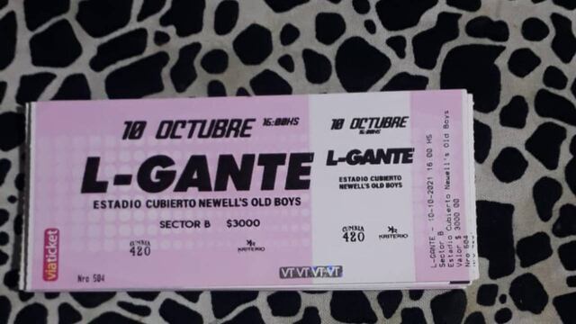 Secuestran entradas para el show de L-Gante