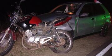 Accidente de tránsito Sacanta - lesiones graves / ruta prov. 13, km 110