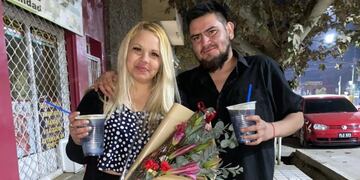 Yanina Jofré y Agustín Maturano, los protagonistas de esta historia de amor.