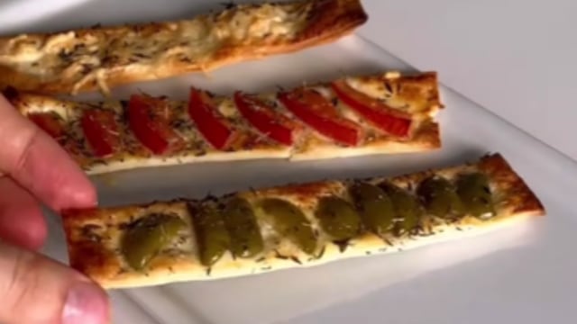 Estos grisines saborizados son ideales para la picada de Navidad.