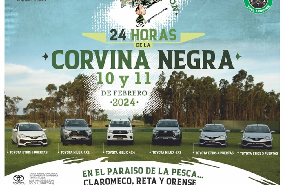 Continúan las inscripciones para las 24 Horas de la Corvina Negra
