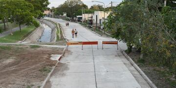 Inauguraron otras 8 cuadras de pavimento