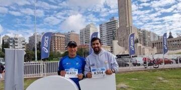 Carlos Horacio Quiroga y Miguel Brochero Media Maratón Rosario 21 K