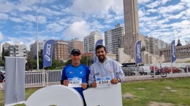 Carlos Horacio Quiroga y Miguel Brochero Media Maratón Rosario 21 K