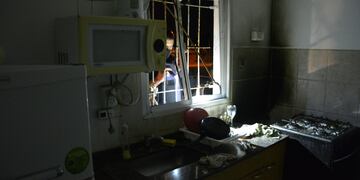 Explosión en un departamento