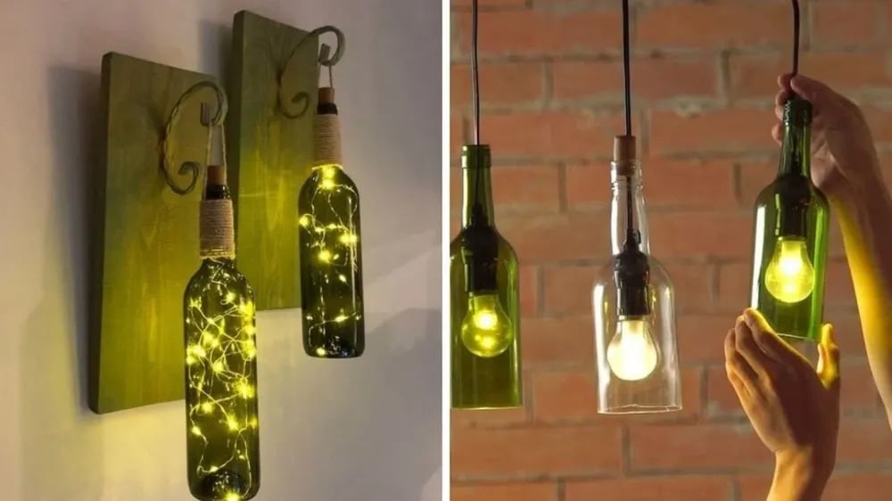 Reciclar botellas de vino vacías