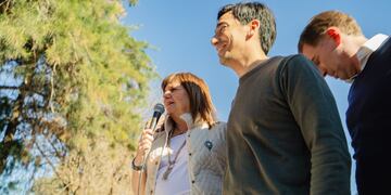 Nicolás Aramayo, recibió en Punta Alta a la candidata a presidente por Juntos por el Cambio, Patricia Bullrich.