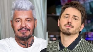 Marcelo Tinelli y Pampito.