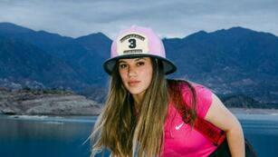 Paz Egea es representante distrital de Potrerillos, integran el cuerpo de bomberos voluntarios de Luján y quiere ser médica