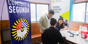 Continúan los controles médicos de prevención para el personal policial de Tierra del Fuego