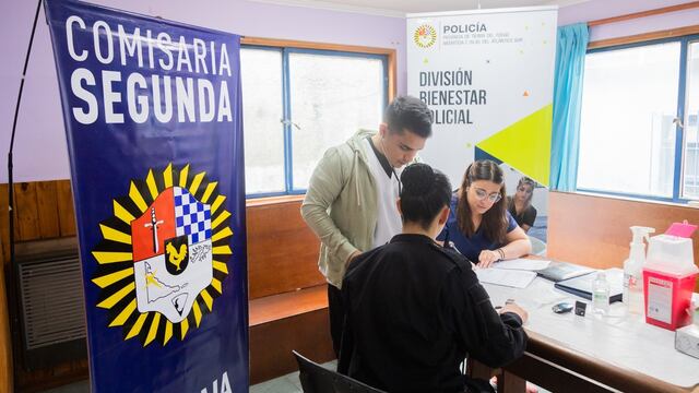 Continúan los controles médicos de prevención para el personal policial de Tierra del Fuego