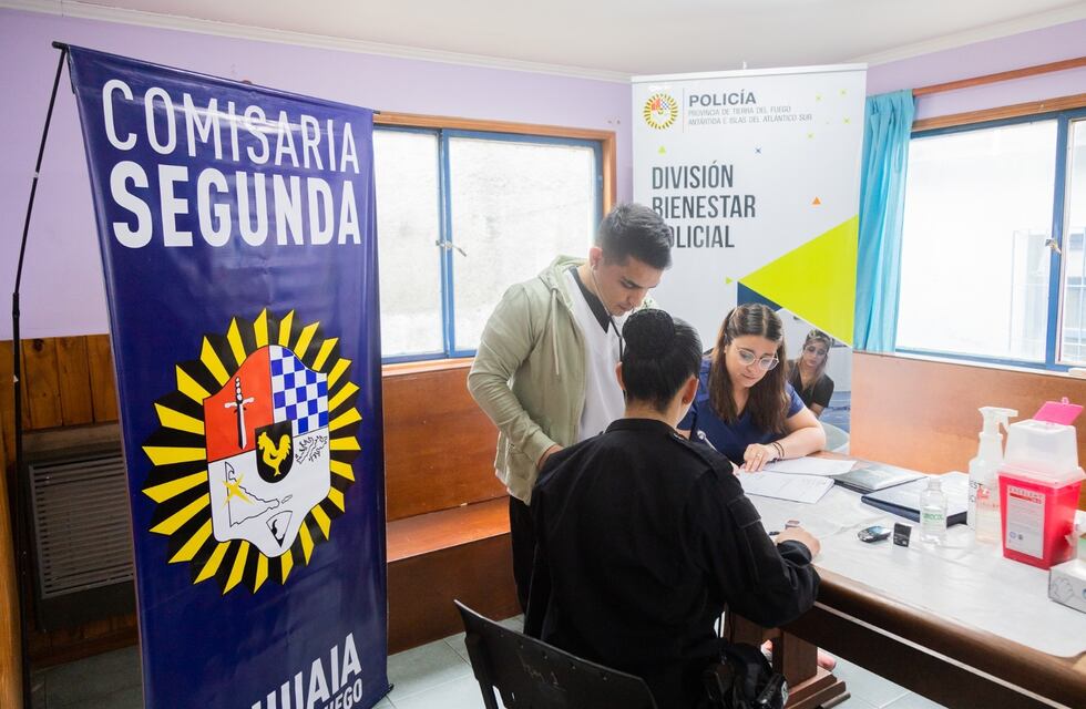 Continúan los controles médicos de prevención para el personal policial de Tierra del Fuego