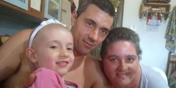 Guada, la pequeña de 7 años con cáncer que necesita tratarse en España.