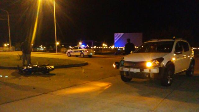 Siniestro vial en el barrio Itaembé Guazú de Posadas.