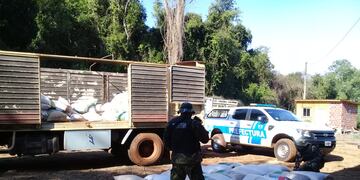 Secuestran contrabando de granos en El Soberbio.