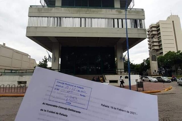 Entregaron una nota pidiendo derogar la ordenanza que declara a Rafaela como ciudad pro vida