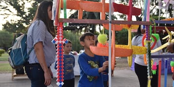 Plaza Feria en la 25 de Mayo