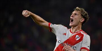 Colidio, el goleador de la fecha. (Prensa River Plate)