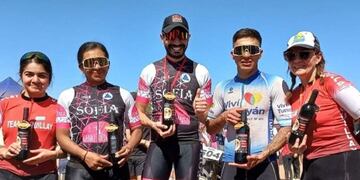 Rural Bike Tunuyán: la Revancha quedó en manos de Jessica Vázquez y Mario Méndez.