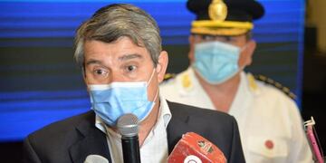 Claudio Maley, ministro de seguridad.