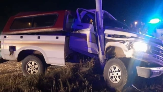 Robó una camioneta en Pigüé y la chocó en Bahía Blanca