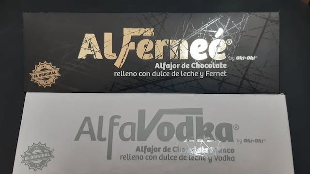 Alfajores de fernet y vodka. (Foto: Alfavodka)