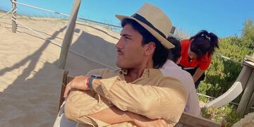 Tomás Holder disfruta sus vacaciones en Punta del Este.