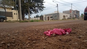 Colonia Caroya amaneció repleta de bombachas y los vecinos lo bautizaron como "el camino de las tangas".