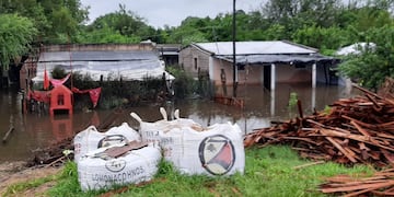 Varias localidades de Corrientes están en alerta debido a las intensas lluvias.