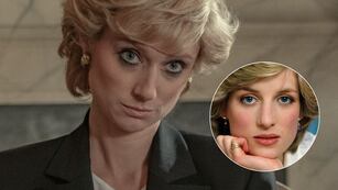 Elizabeth Debicki da vida a Lady Di en The Crown.