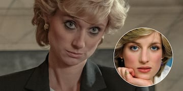 Elizabeth Debicki da vida a Lady Di en The Crown.