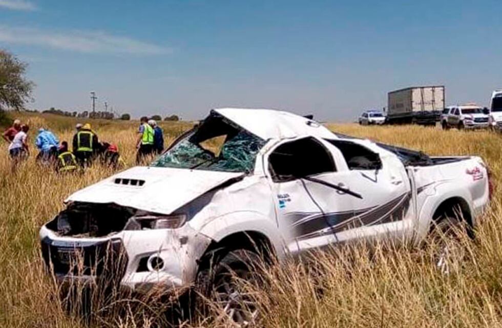 En un vuelco en la Ruta Provincial N° 1 falleció un hombre de Macachín