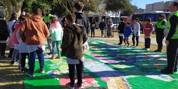 Alumnos de la escuela Amancay juegan y aprenden educación vial
