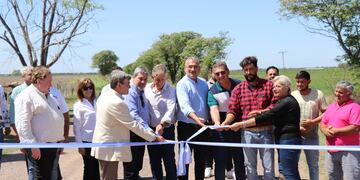 Las obras se realizaron en el marco del programa Caminos de la Ruralidad.
