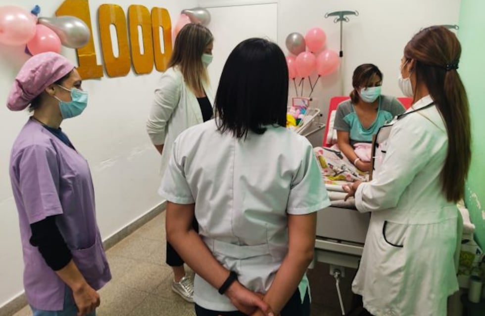 Villa de Merlo: nació la bebé N° 1.000 en el Hospital “Madre Catalina Rodríguez”