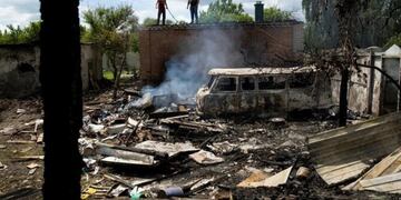 Las tropas rusas avanzan cada vez más en la región de Lugansk, en el este de Ucrani. EFE/ Orlando Barría.